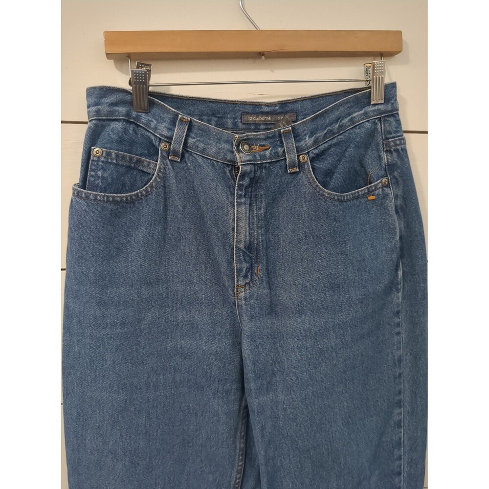Vintage Liz Claiborne classic jeans 100% cotton 8 L coastal boho fall